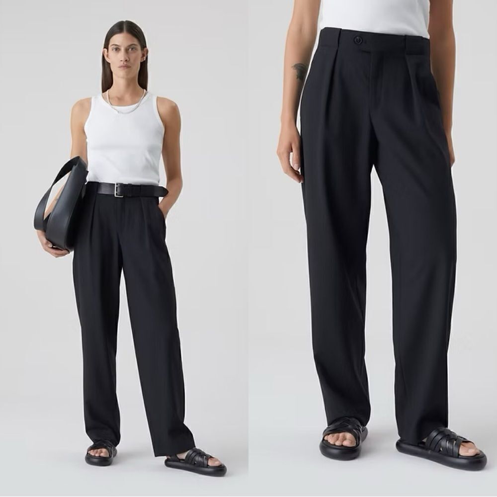 NEW CLOSED Mawson Trousers in black twill